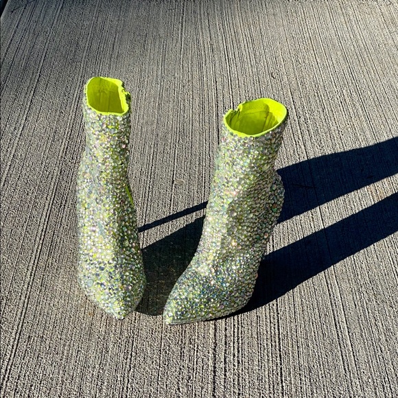 Custom Ab Crystal heels - Picture 2 of 5